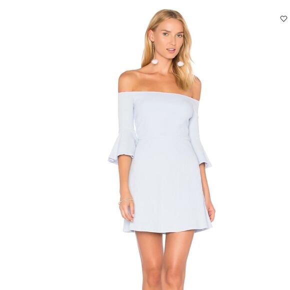 NBD  Seduire Mini Dress in Chambray Blue NEW - Picture 1 of 5